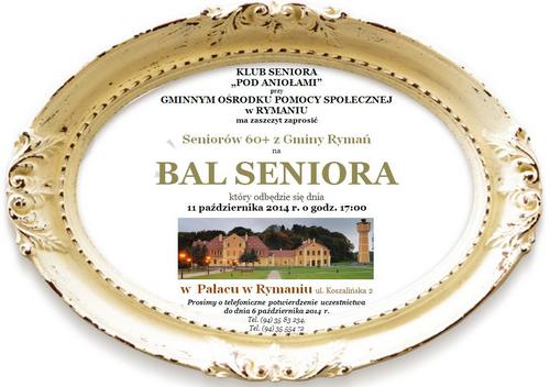 Bal Seniora 2014 plakat 500