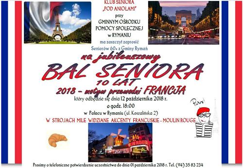 Bal Seniora 2018 plakat 500px