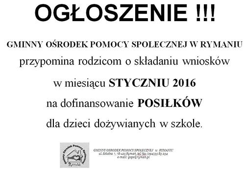 Wnioski o posilki styczen 2016 500